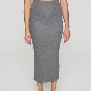 BLEUSALT Sparkle grey tube skirt, size 1. NWOT